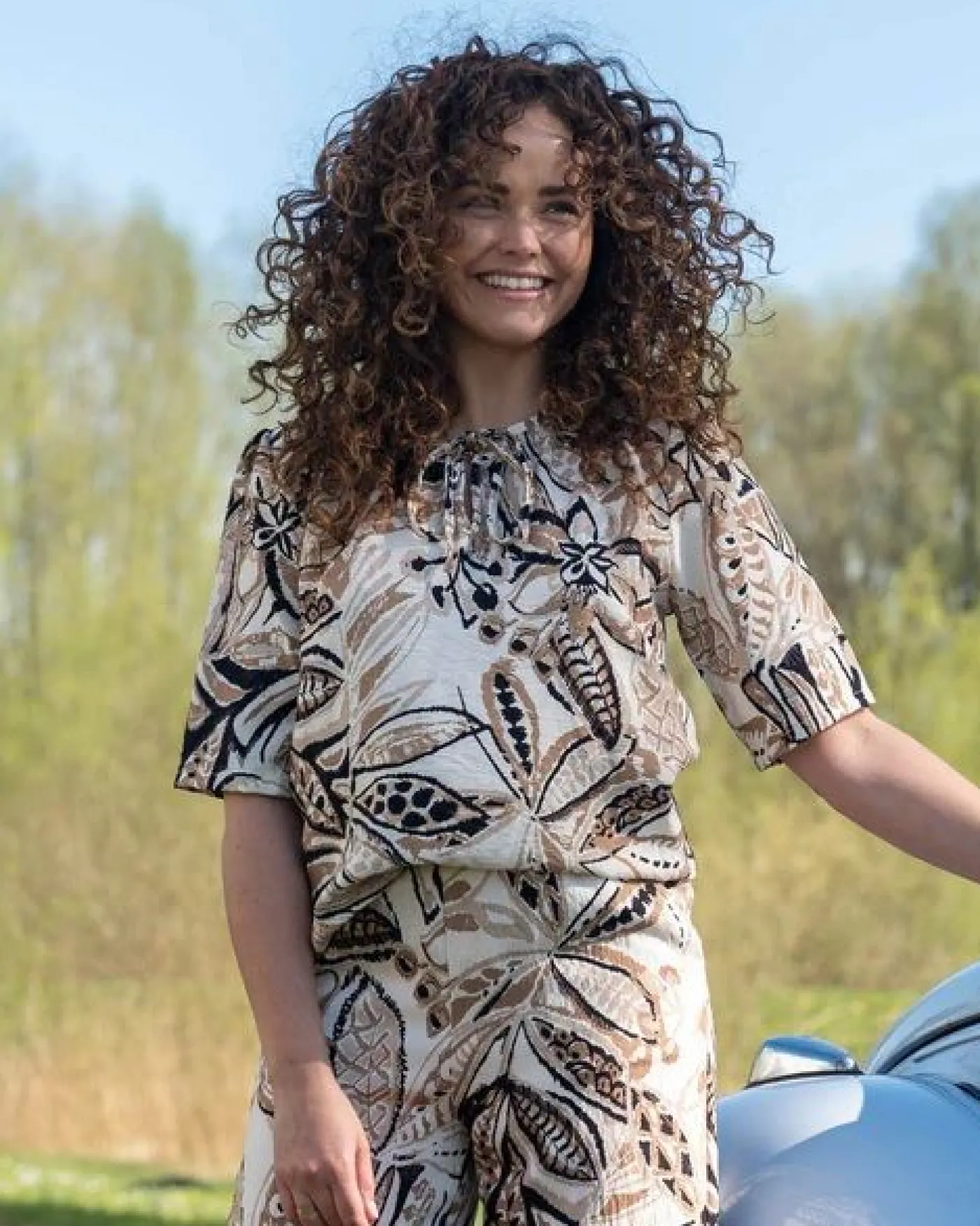 7386 Blouson lexi begonia