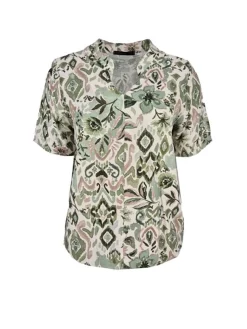 7359 Top Doortje bloem ikat