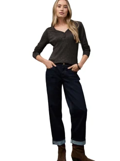 A324180 basic shiny shirt w.button