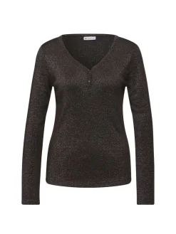 A324180 basic shiny shirt w.button