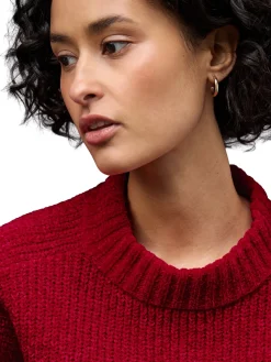 A303550 chenille sweater halfcardig