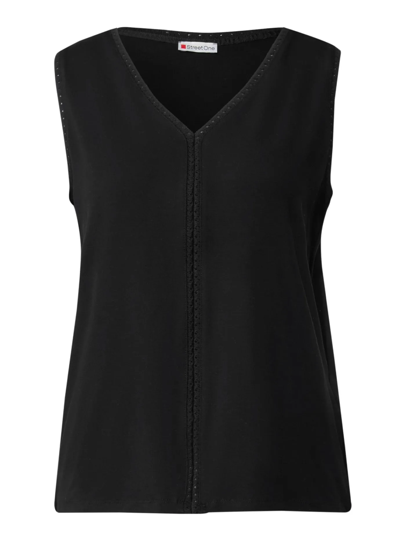 A323333 jersey top w.crochet tape