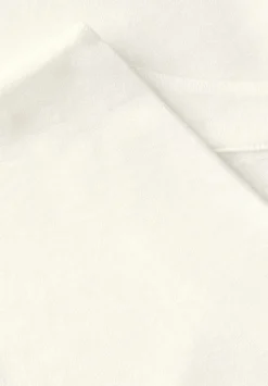 A323335 linen look v-neck shirt