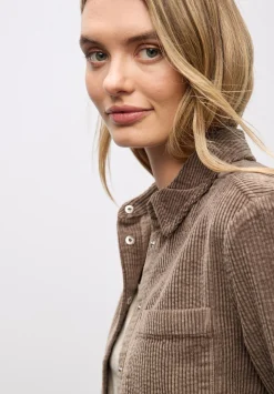 A346059 LTD QR Courduroy shirtcolla