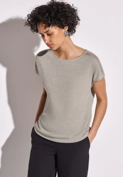 A323146 LTD QR linen look shirt w.l