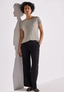 A323146 LTD QR linen look shirt w.l