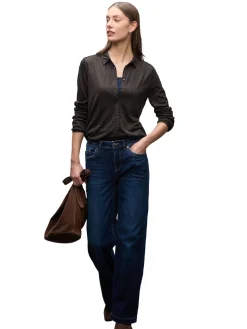 A324186 LTD QR printed jersey blous