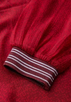 A345118 Printed chiffon tunic blous