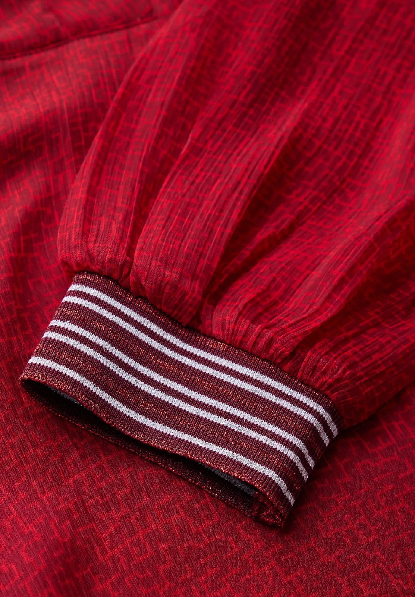 A345118 Printed chiffon tunic blous