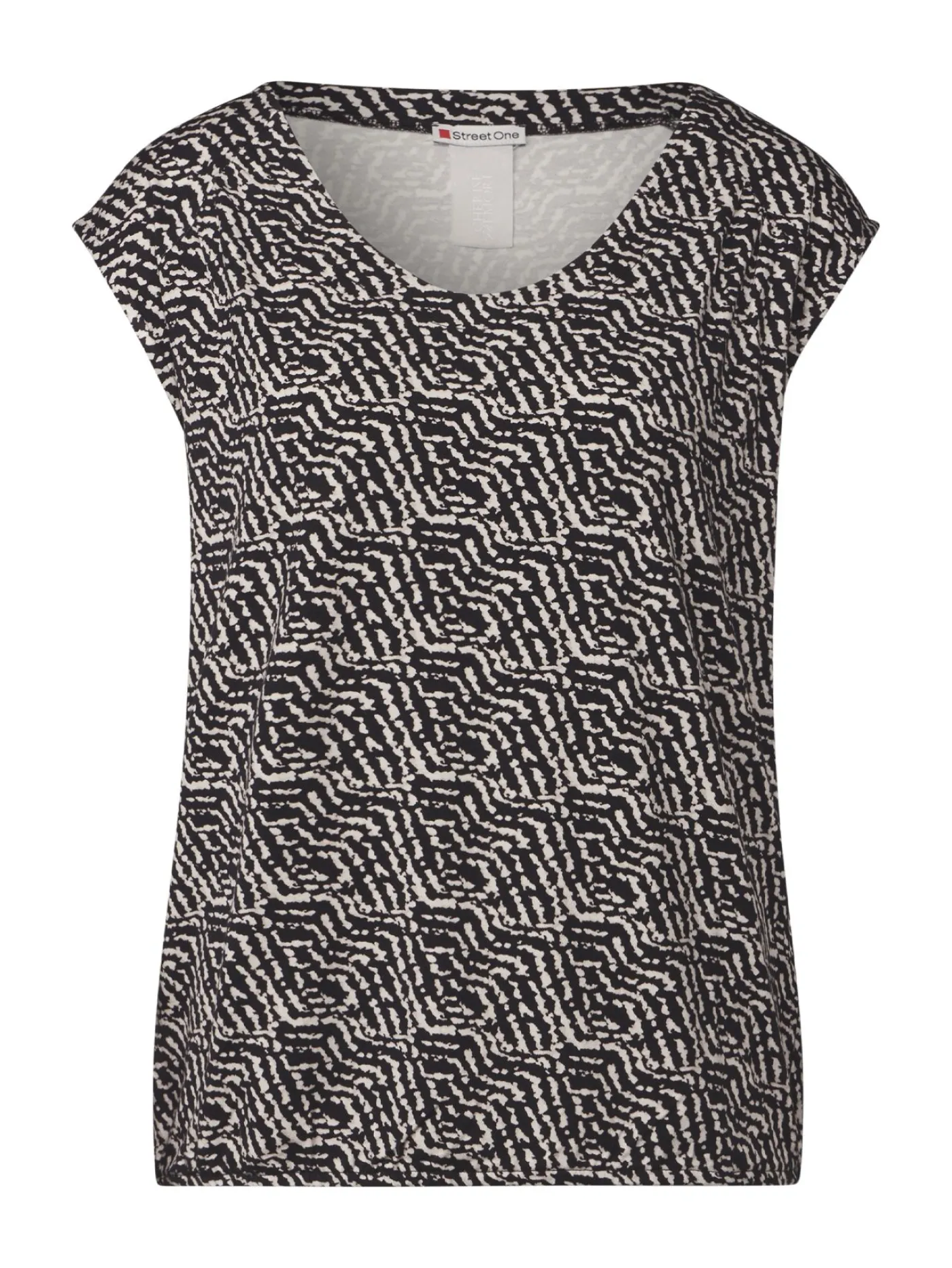 A323166 printed jersey top