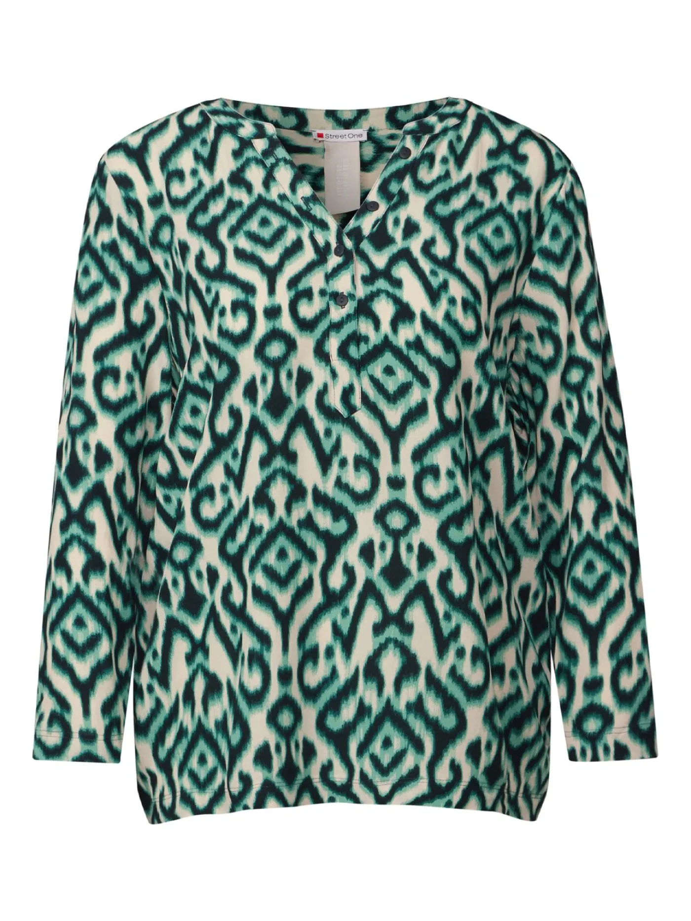 A322966 printed mat-mix shirt w.but