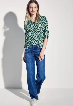 A322966 printed mat-mix shirt w.but