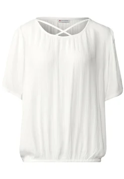 A345730 Shirtblouse w strap details