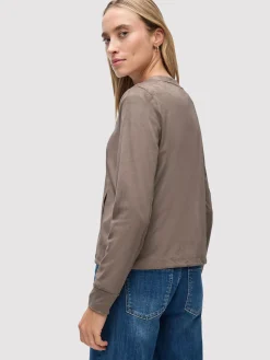 A324029 velour jacket w.pockets