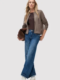 A324029 velour jacket w.pockets