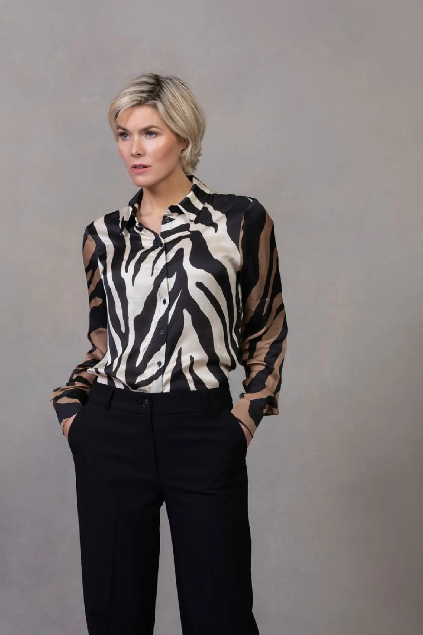 AUBRIE TIGER 10450 - 10450 CH-Cream (multi)