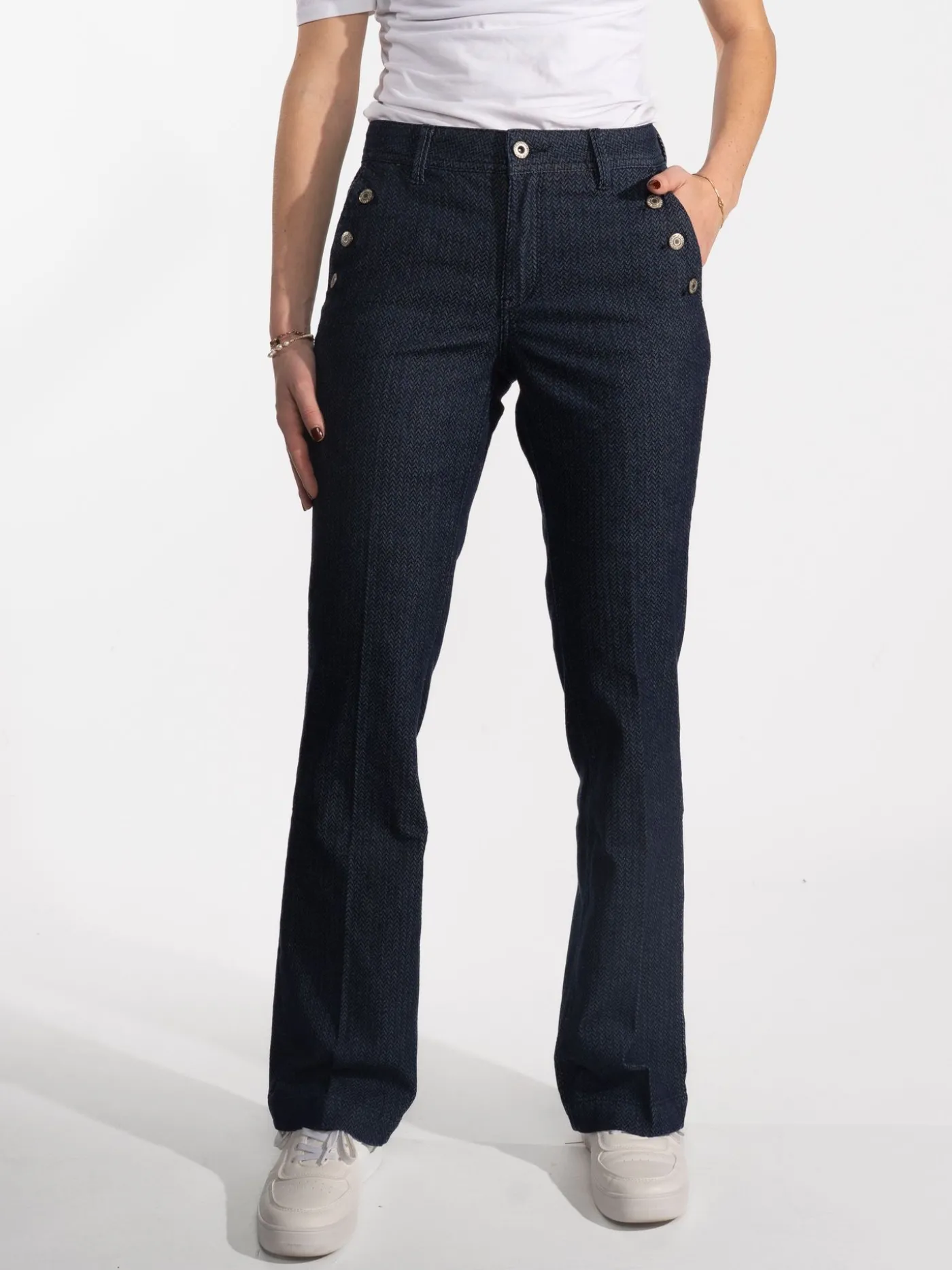 Bibette Denim herringbone 82 cm