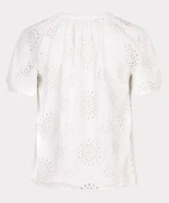 Blouse allover embroidery