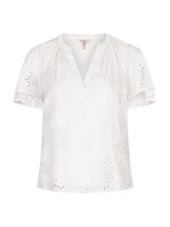 Blouse allover embroidery