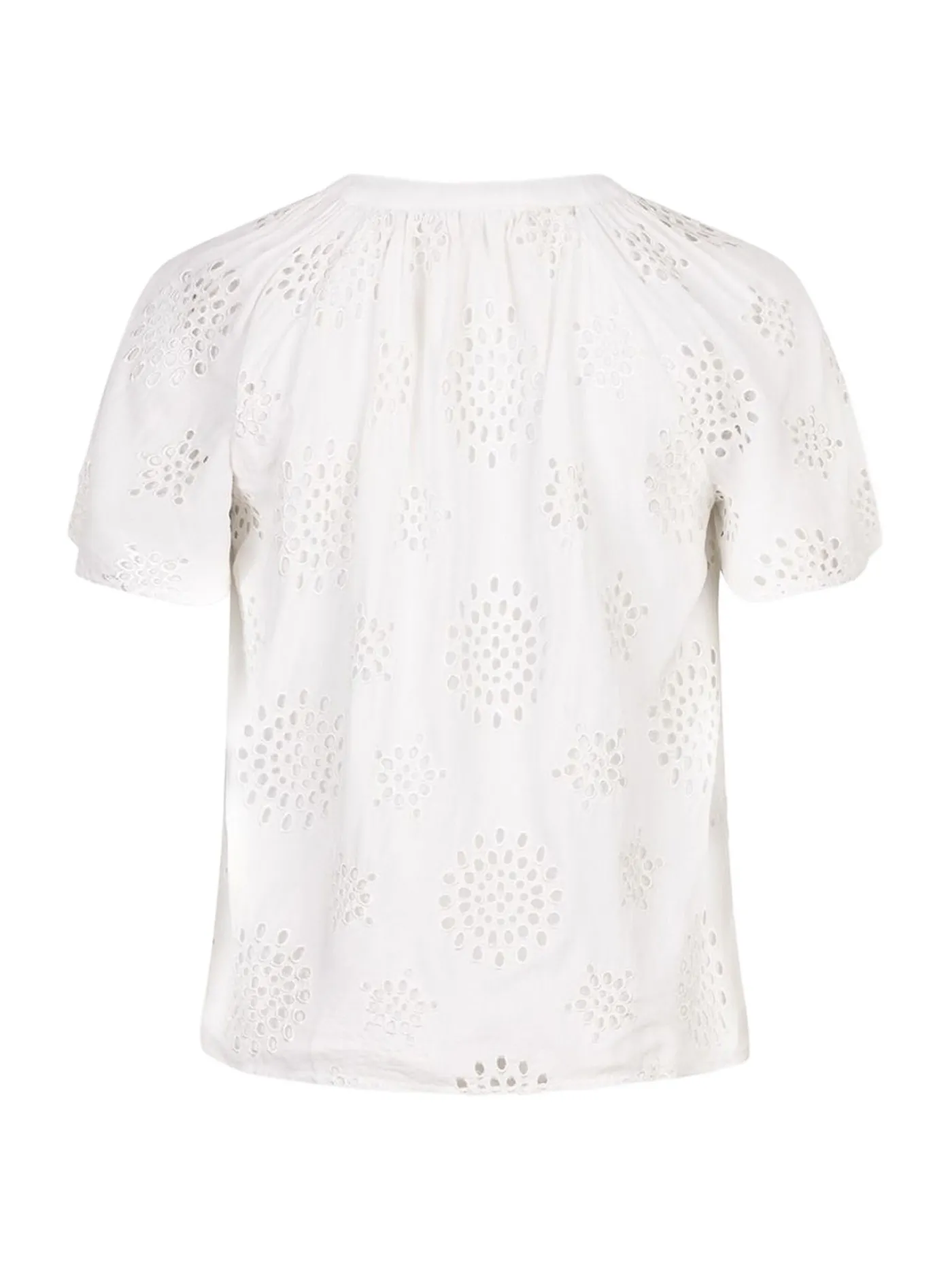 Blouse allover embroidery