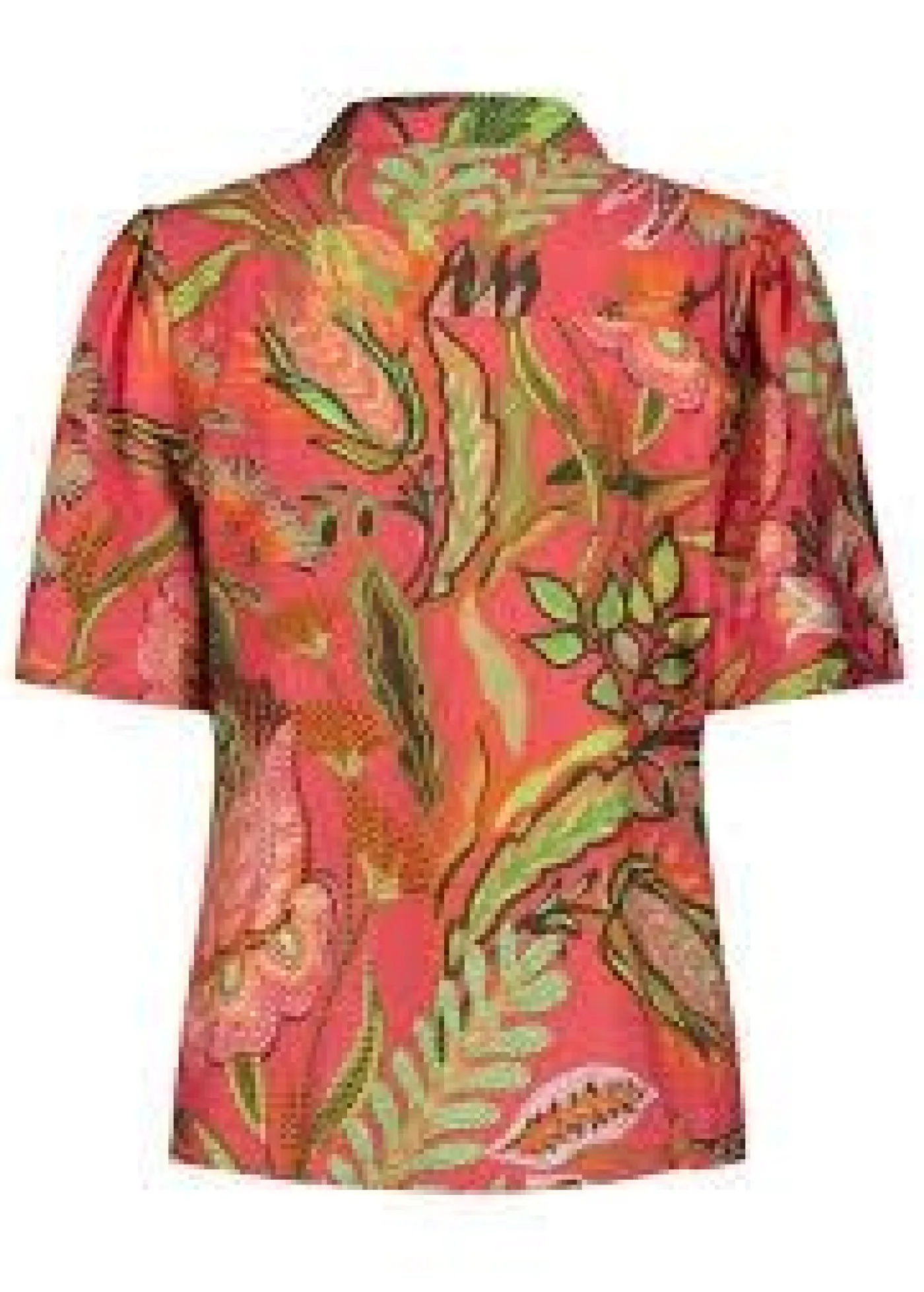 Blouse Blooming Floral Stitch