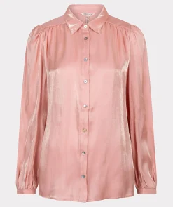 Blouse gathering changeant