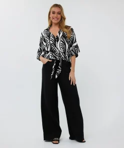 Blouse knot Summer vibes