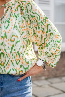 Blouse raglan Pastel Ethnic print