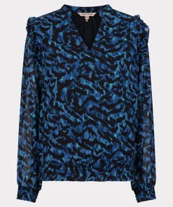 Blouse smock wild celebration 999 - 999 print