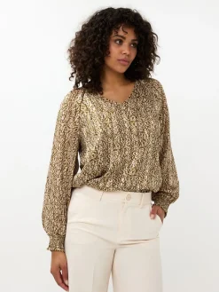 Blouse smocking Dimension print