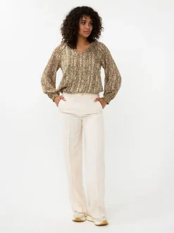 Blouse smocking Dimension print