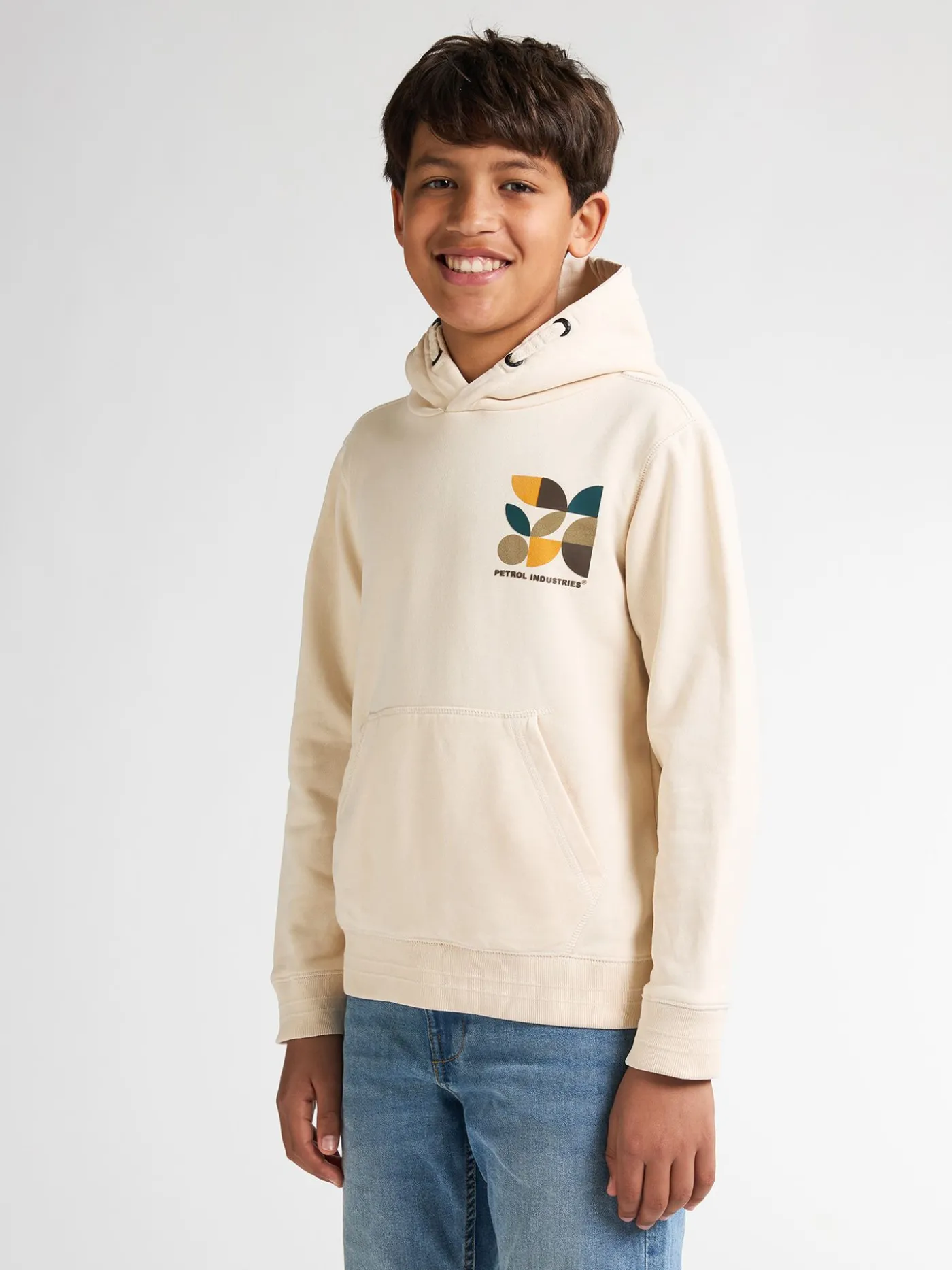 Boys Sweater Hooded Print