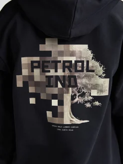 Boys Sweater Hooded Print