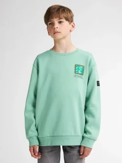 Boys Sweater Round Neck Print