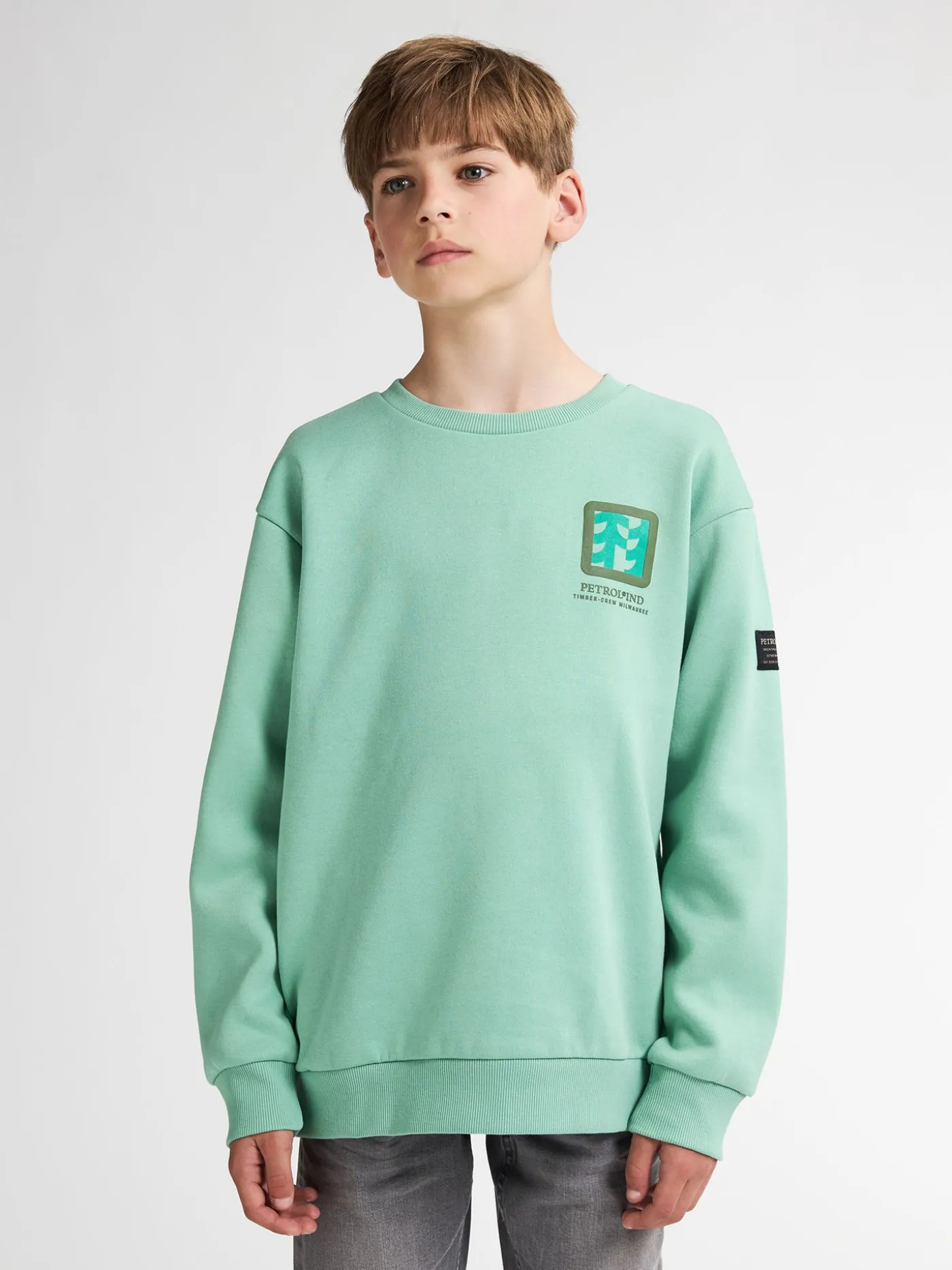 Boys Sweater Round Neck Print