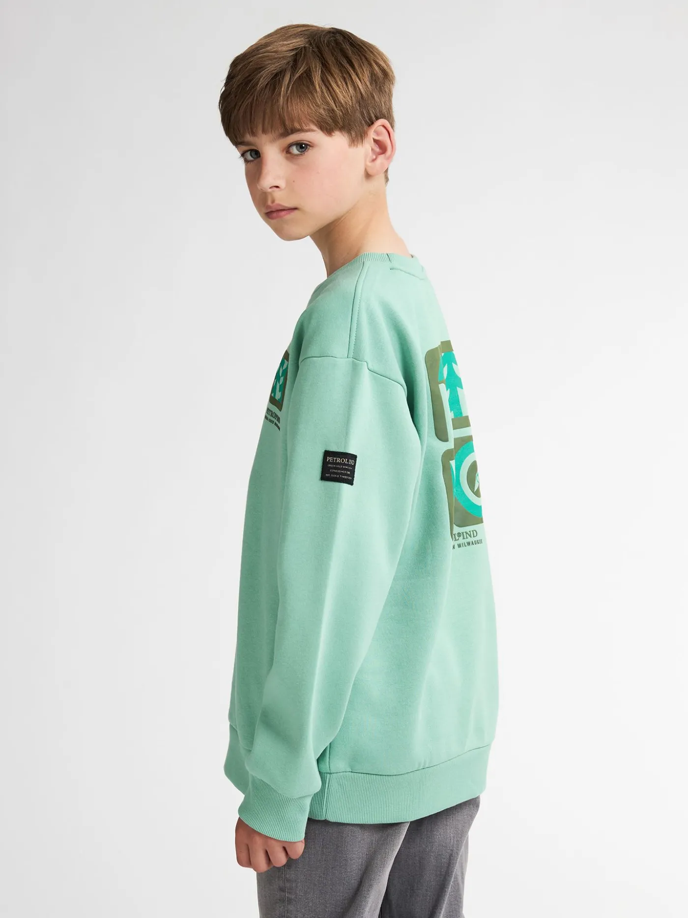 Boys Sweater Round Neck Print