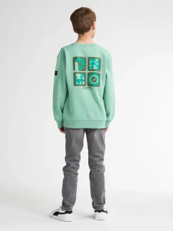 Boys Sweater Round Neck Print