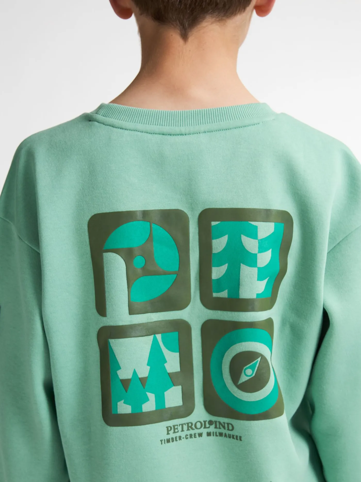Boys Sweater Round Neck Print