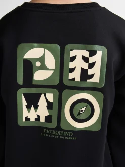 Boys Sweater Round Neck Print