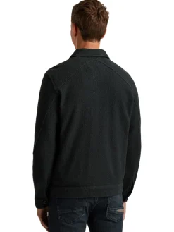 Button jacket frontloop terry