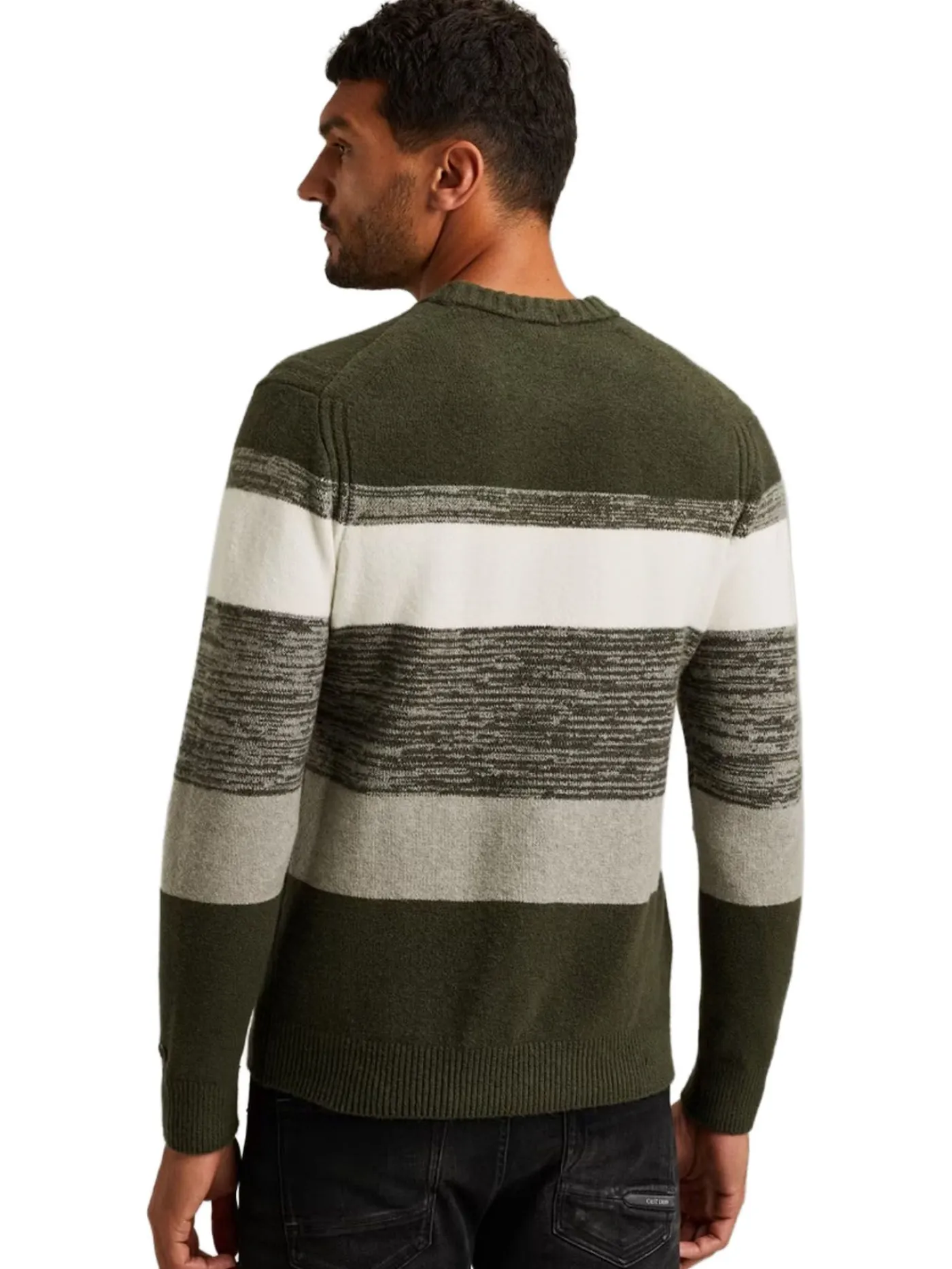 Crewneck regular fit cotton blend