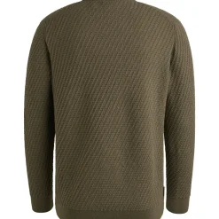 Crewneck regular fit cotton stretc