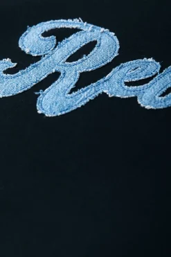 Denim Patch Relaxed Sweat