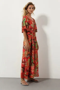 Dress Blooming Floral Stitch