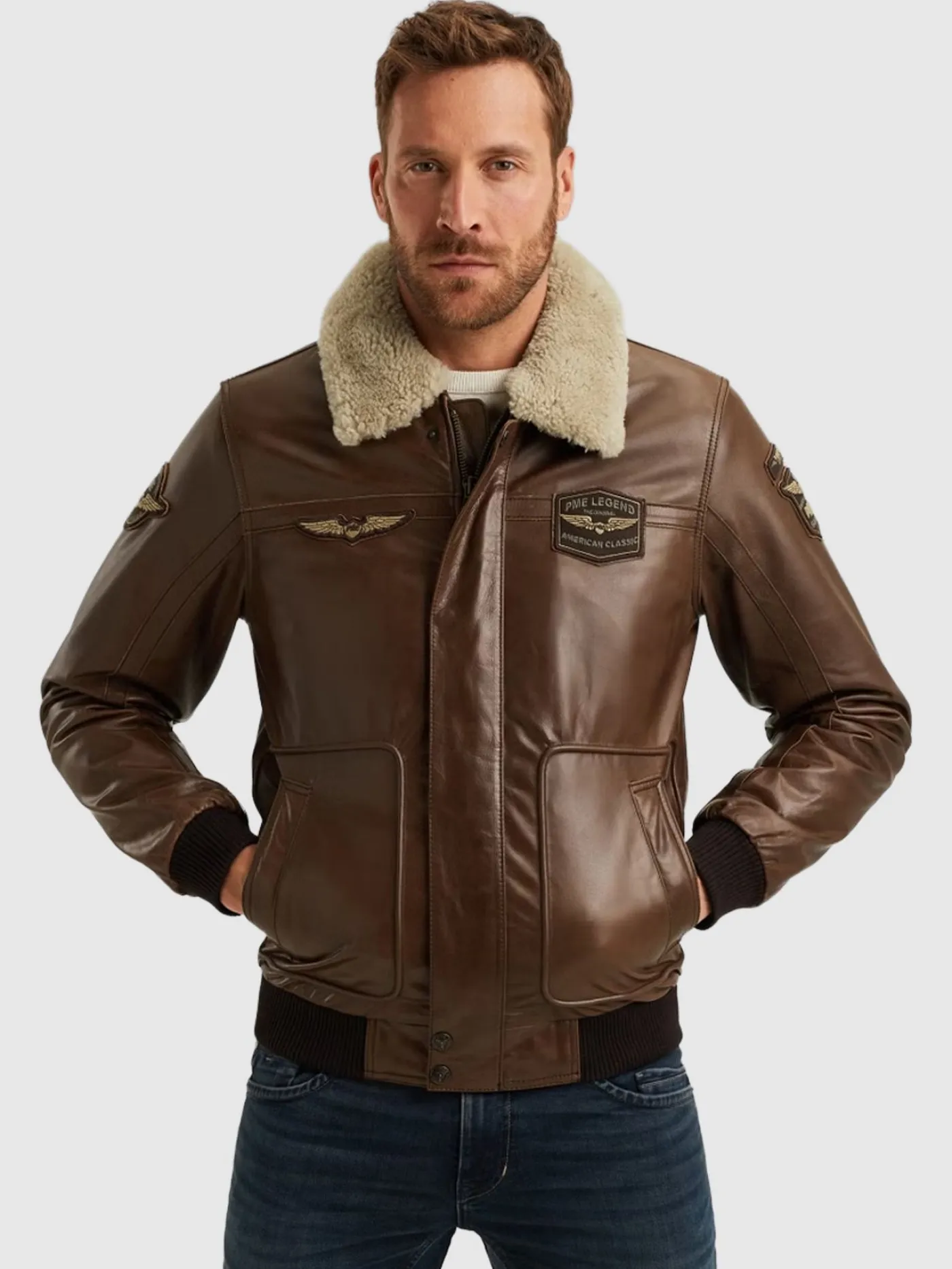 Flight jacket HUDSON Buff Carwan