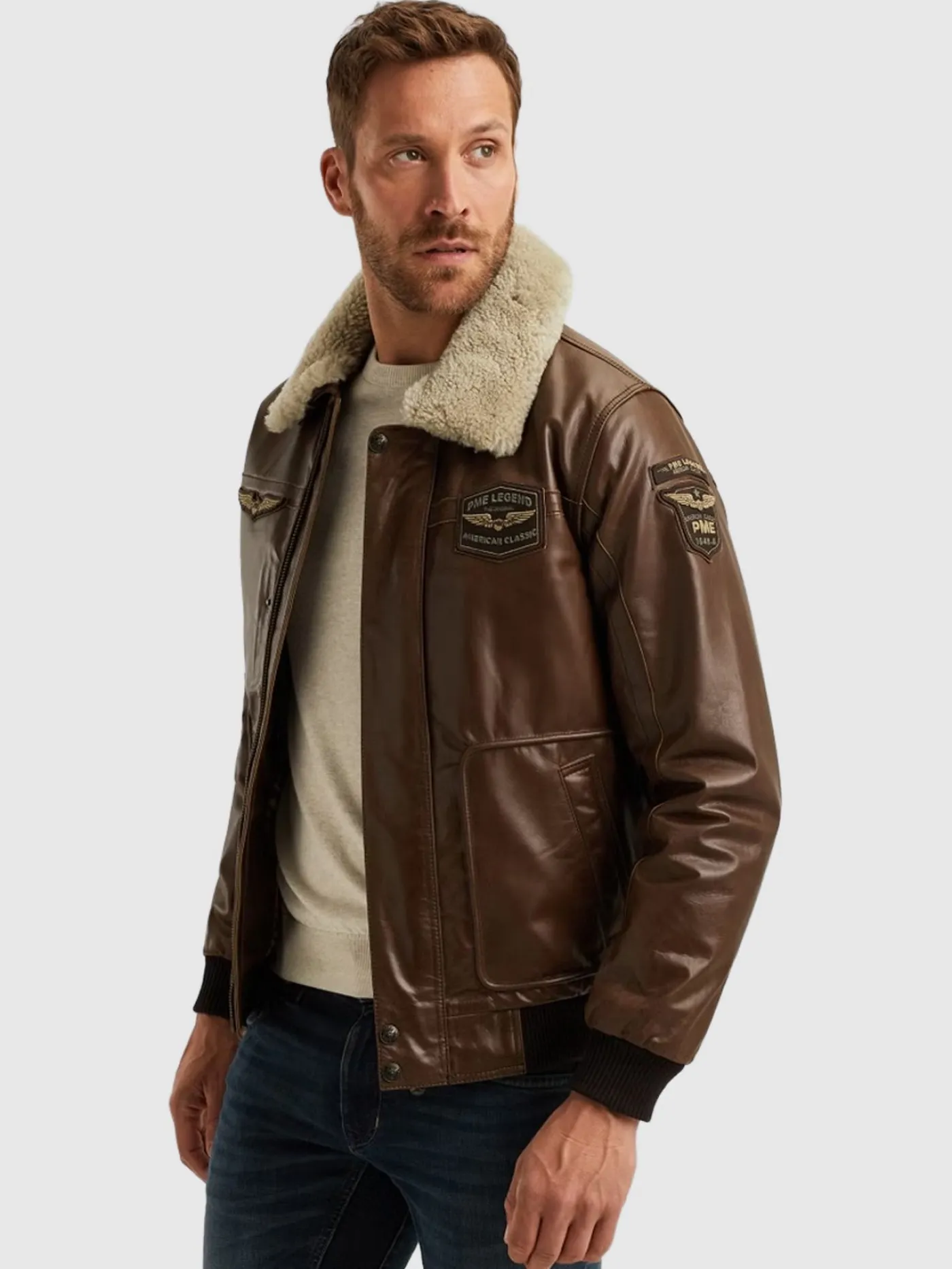 Flight jacket HUDSON Buff Carwan