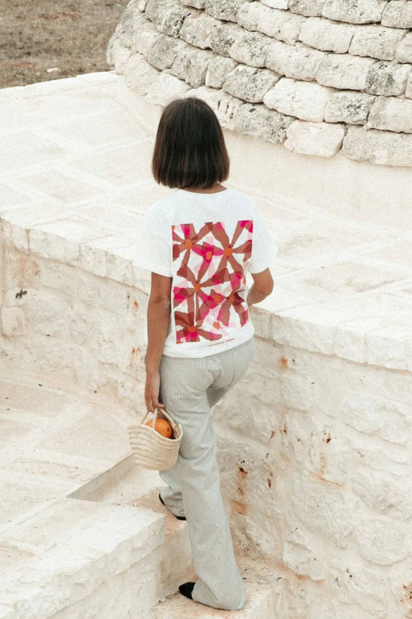 Flower Square Boxy Tee