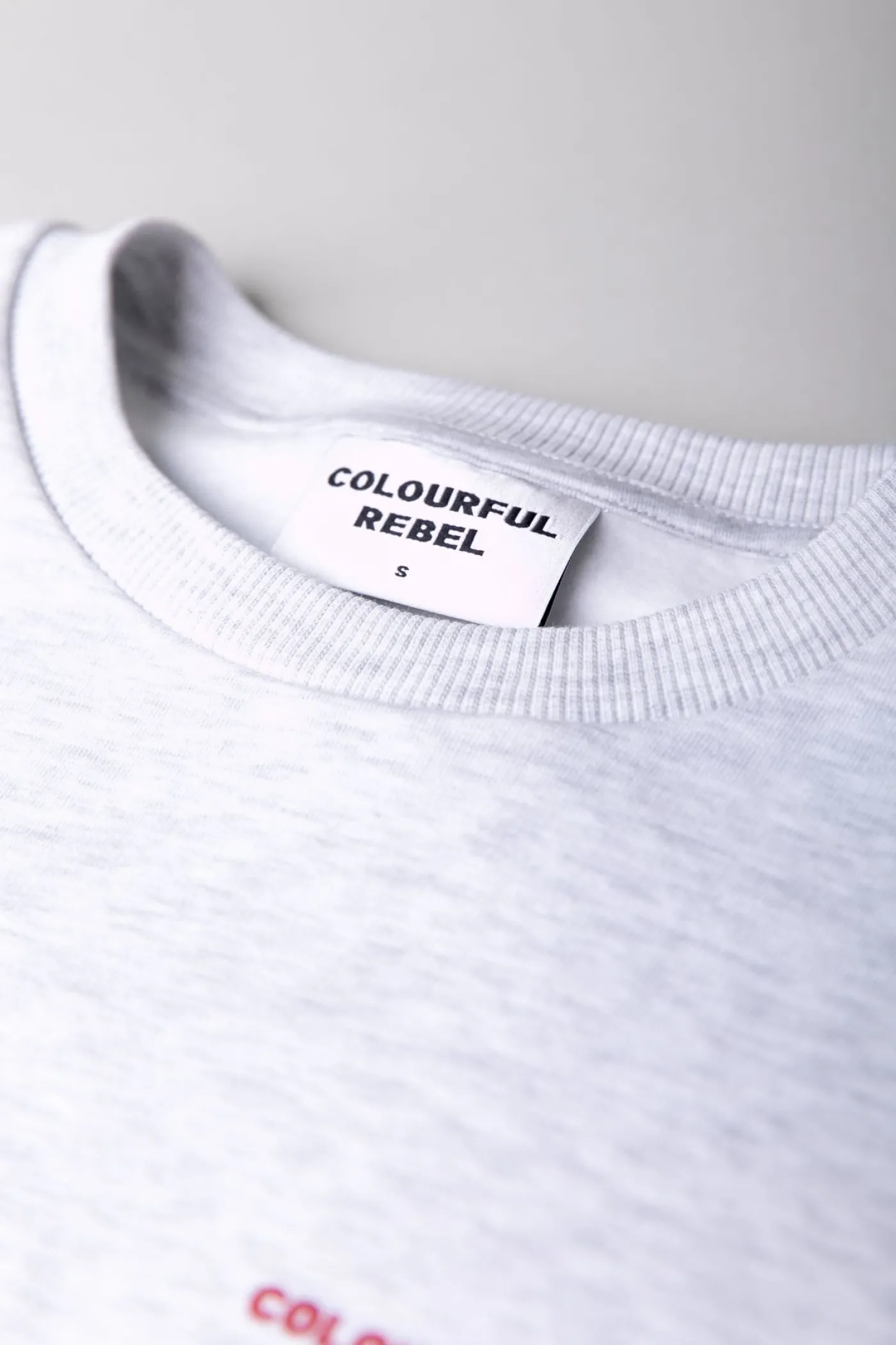 Flower Square Dropped Shoulder Sweat