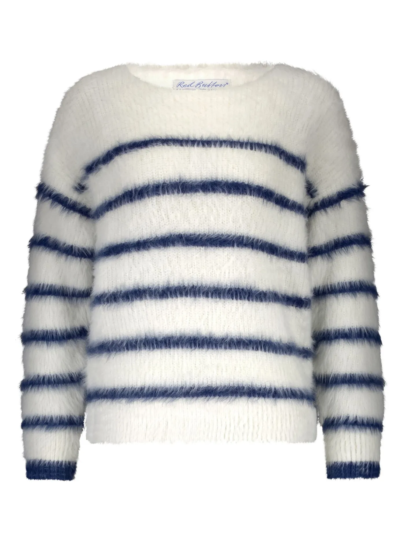 Fuzzy Sweater & Stripe