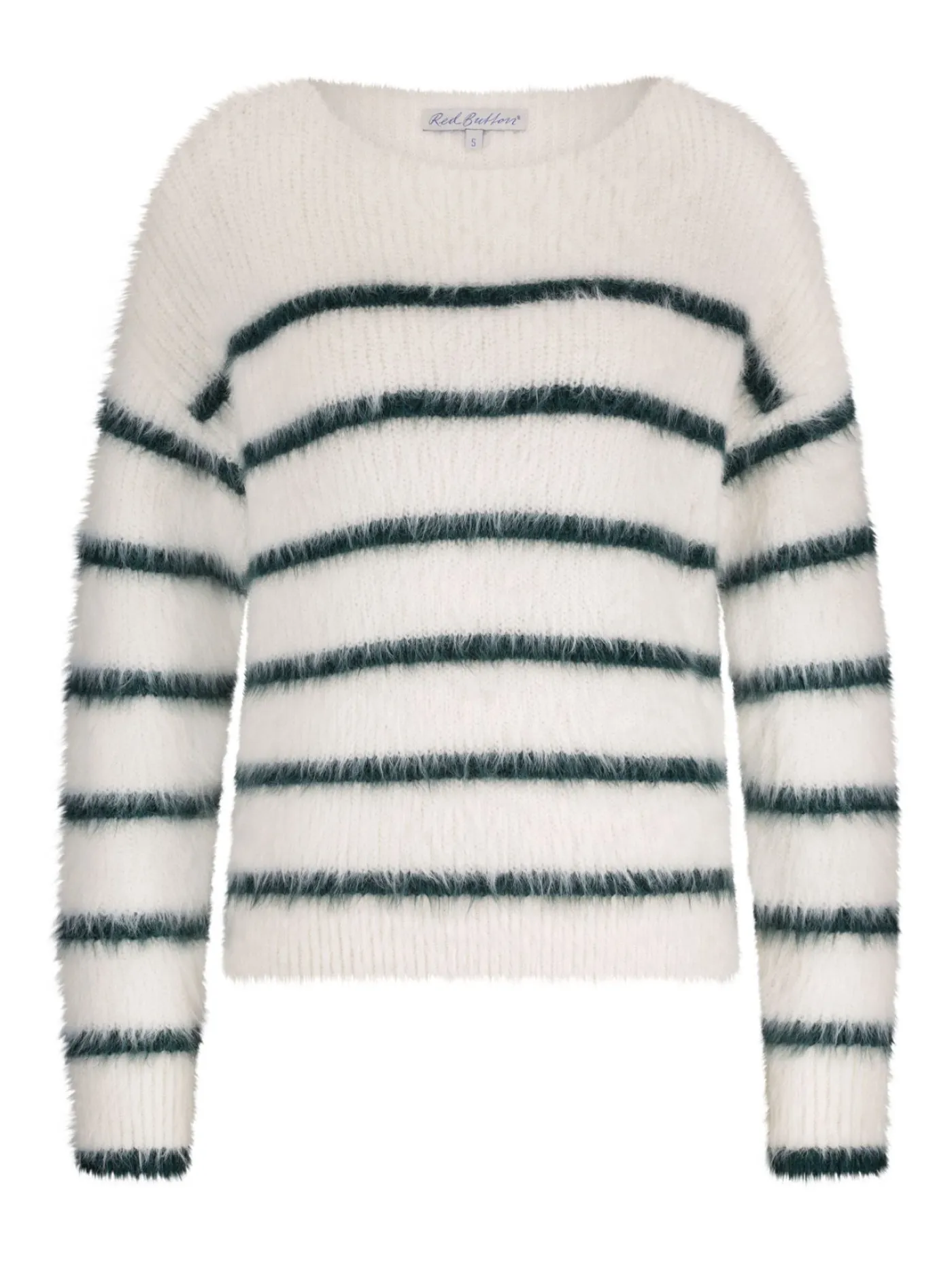 Fuzzy Sweater & Stripe
